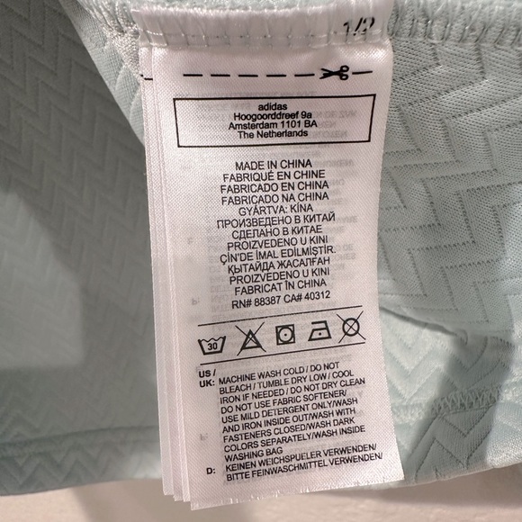 Adidas Women’s Textured Layer Full Zip Jacket - Picture 6 of 8